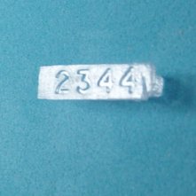 Lionel Train Part 2344-10 Clear Left Hand Number Board | New Old Stock, Reproductions, Rebuilt and Used Lionel Train Parts in stock for fast shipping. 