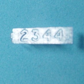 Lionel 2344-6 Clear Right Hand Number Board | New Old Stock, Reproductions, Rebuilt and Used Lionel Train Parts in stock for fast shipping. 