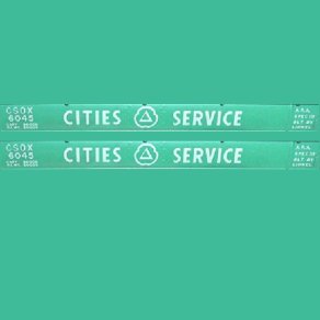  Lionel Train Part 6465-10 Cities Service White Lettering Decal Set | New Old Stock, Reproductions, Rebuilt and Used Lionel Train Parts in stock.