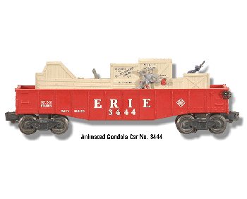 Lionel Train No.3444 Animated Gondola Car